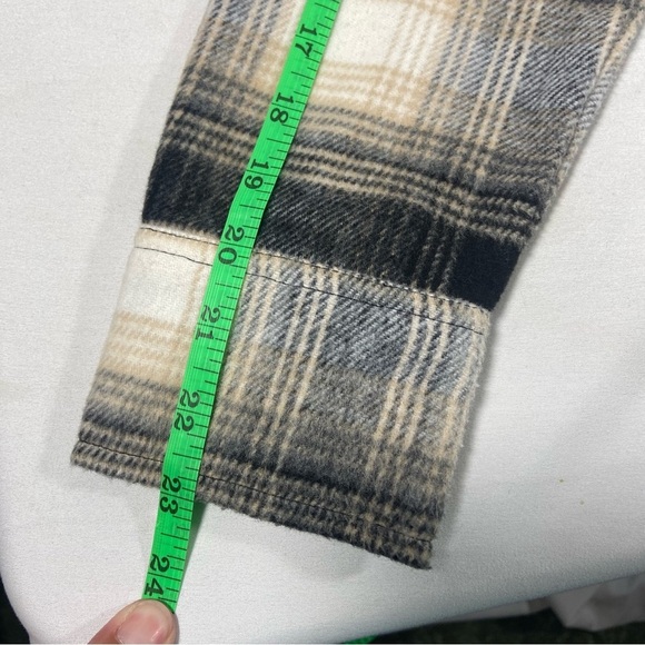 BB Dakota Steve Madden Women’s Jacket Size Small Button Up Plaid Preppy Academia - Picture 9 of 11